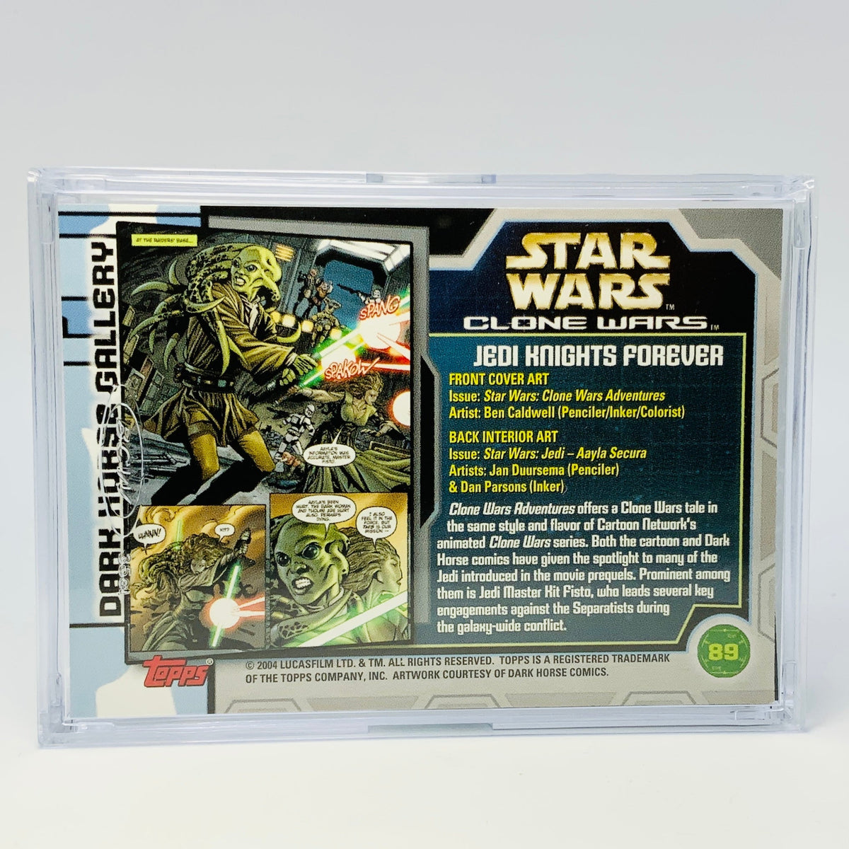 Anakin Skywalker & Obi-wan Kenobi with Trading Card & Collector’s Case