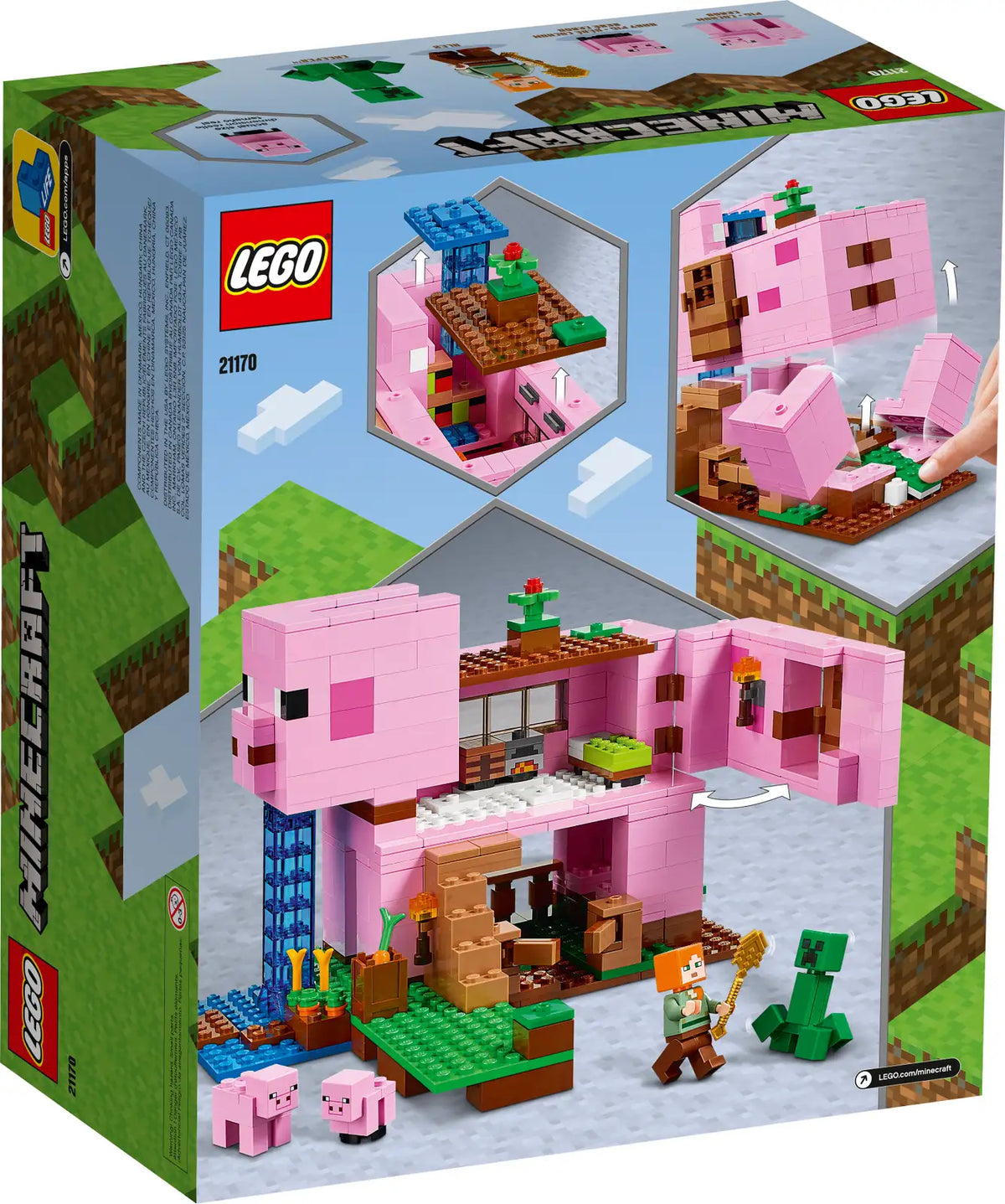 LEGO Minecraft The Pig House Set (21170)