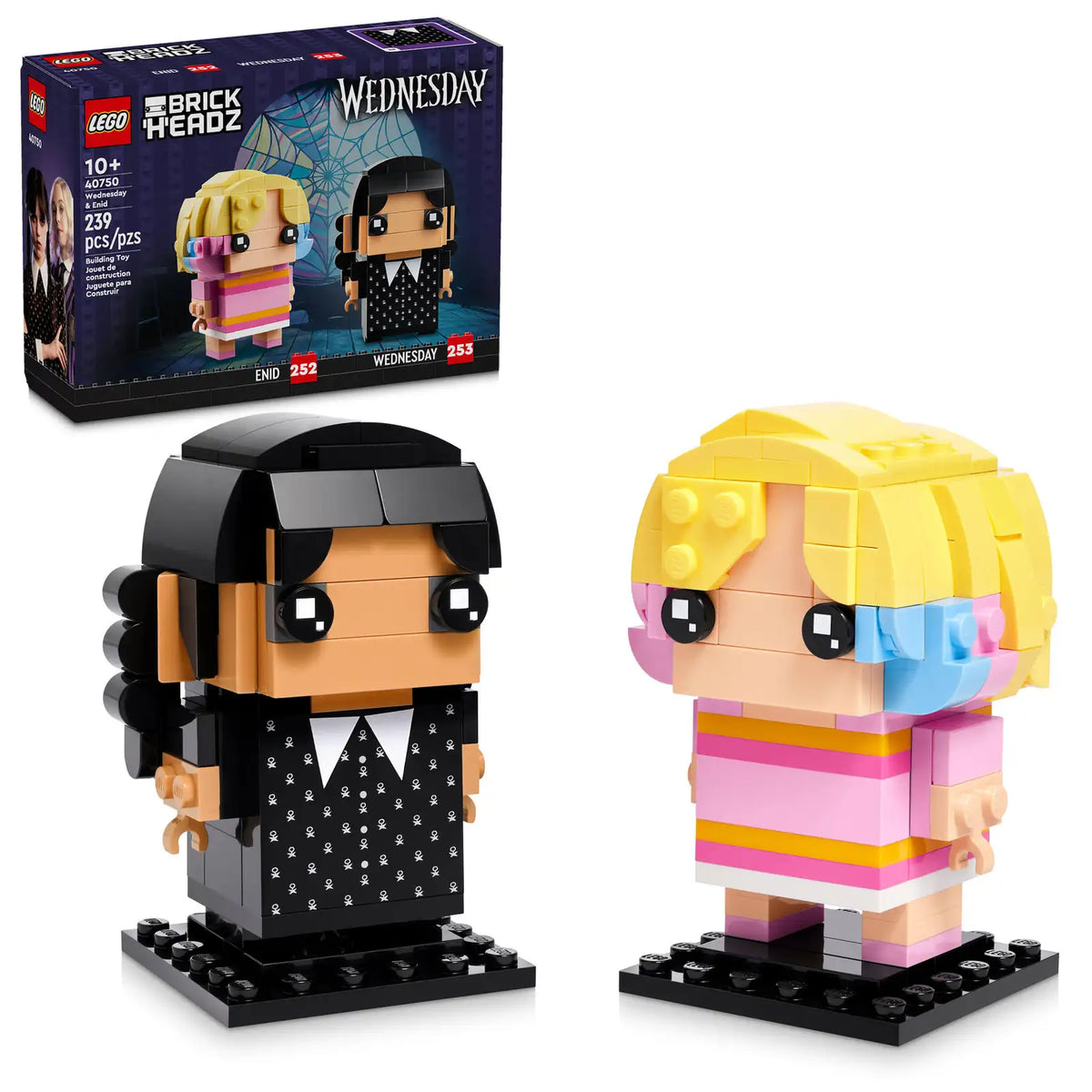 LEGO Wednesday: Wednesday & Enid BrickHeadz Set (40750)