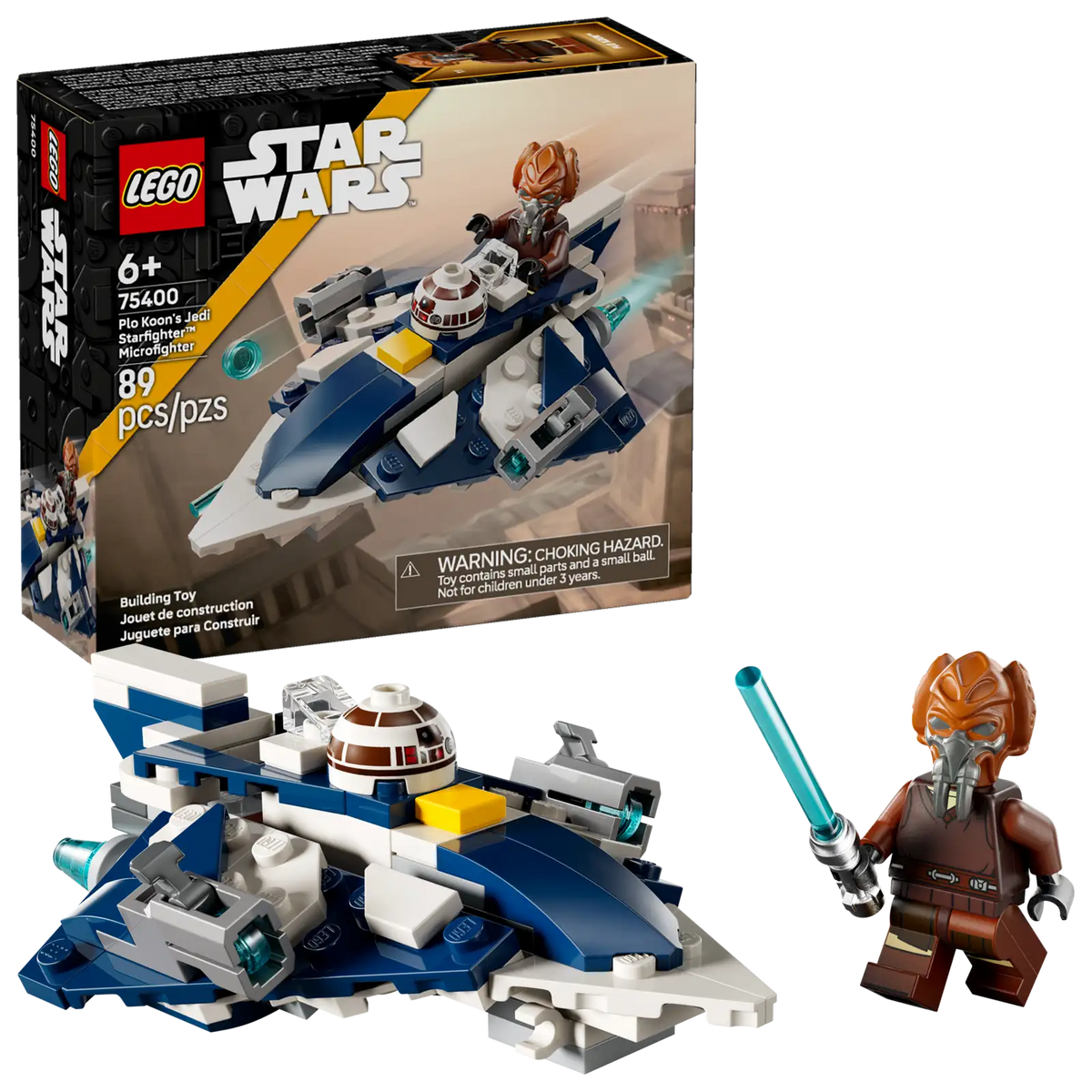 LEGO Star Wars Plo Koon's Jedi Starfighter™ Microfighter Set (75400)