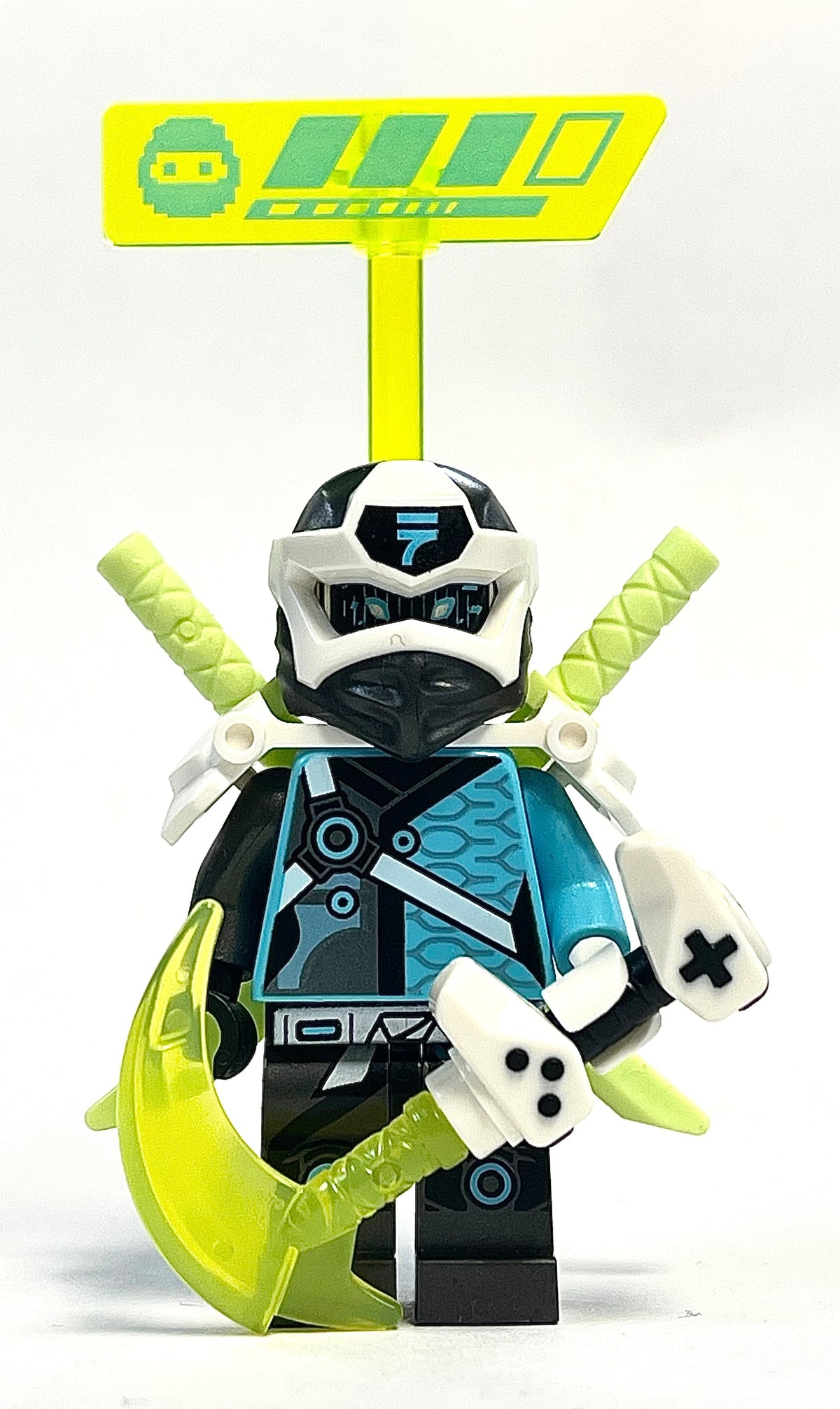 Digi Nya, Shoulder Armor with Scabbard, njo0586 - LEGO® Ninjago Minifigure