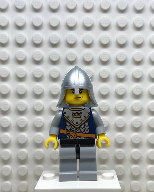 Fantasy Era, Crown Knight Scale Mail with Crown, Helmet with Neck Protector, Scowl, cas337